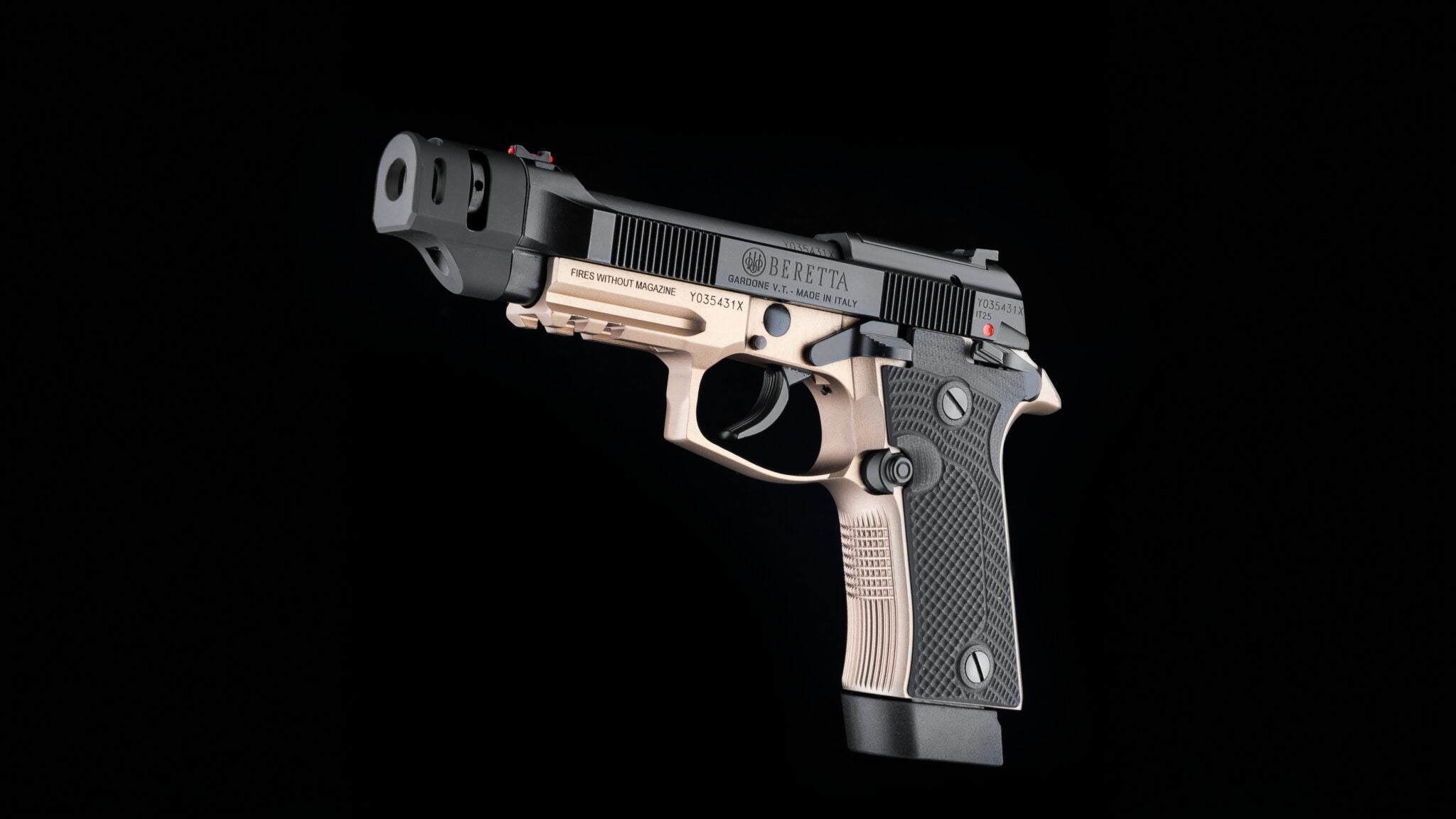 PISTOLET BERETTA 80X CHEETAH TACTICAL BRONZE ROSE 380 acp (9x17) – Image 2