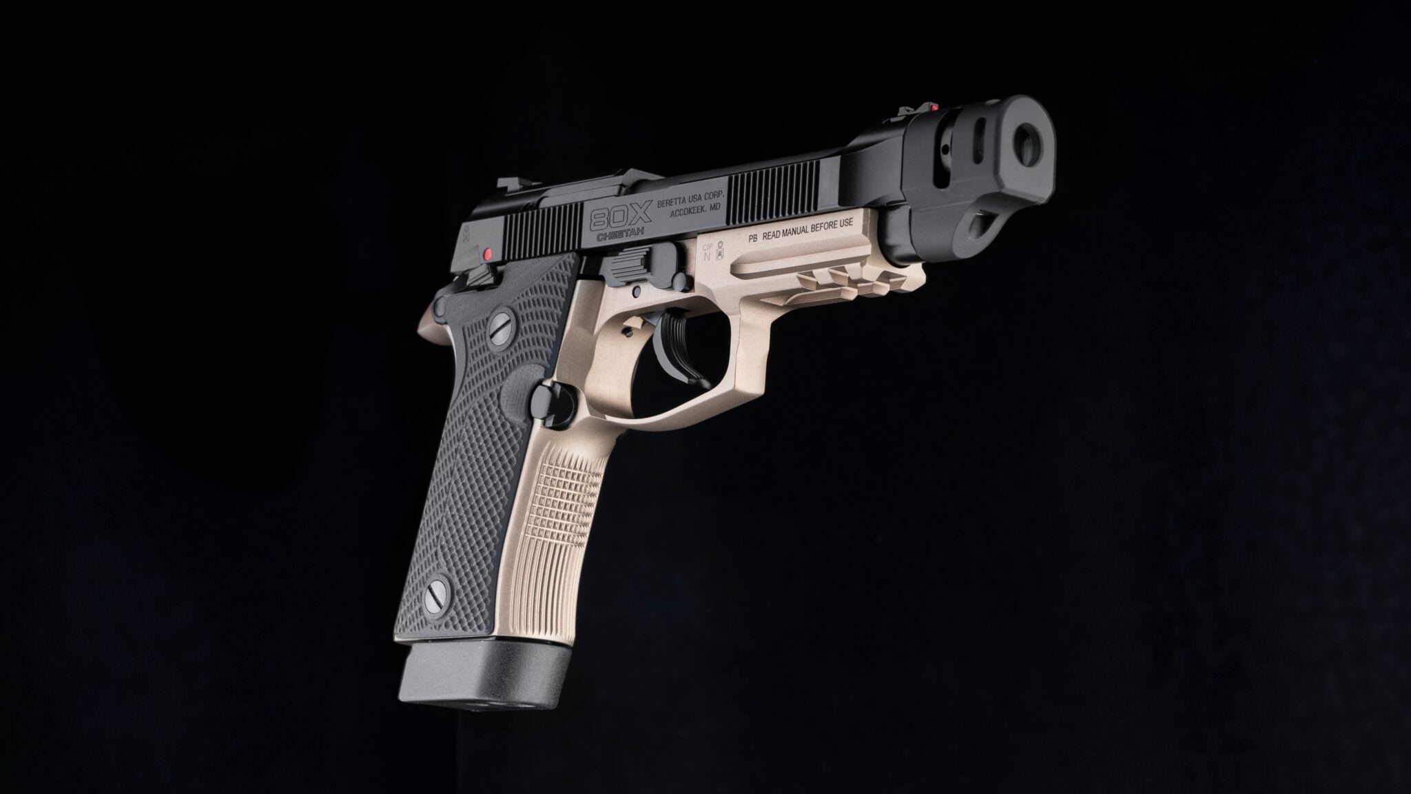 PISTOLET BERETTA 80X CHEETAH TACTICAL BRONZE ROSE 380 acp (9x17) – Image 3