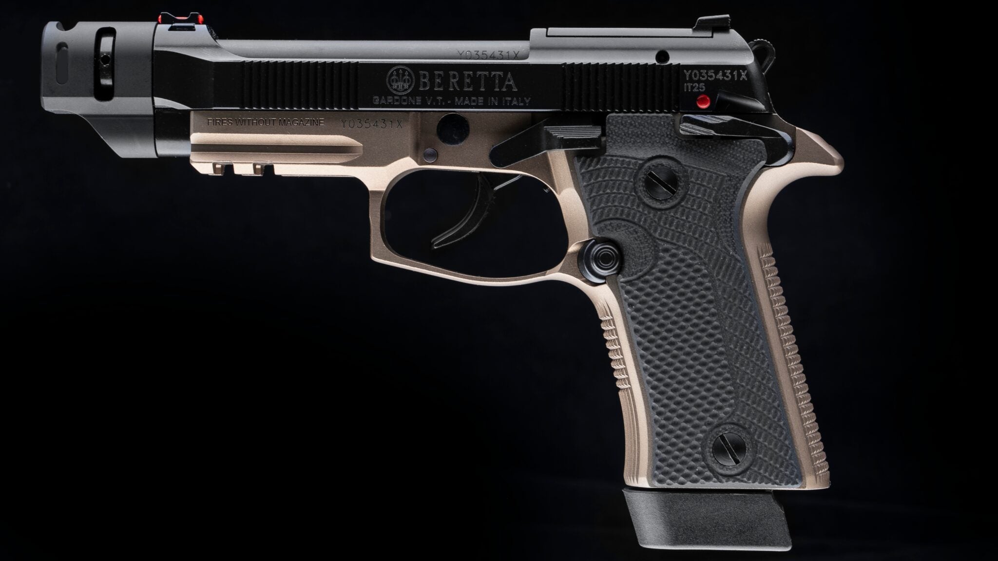 PISTOLET BERETTA 80X CHEETAH TACTICAL BRONZE ROSE 380 acp (9x17)