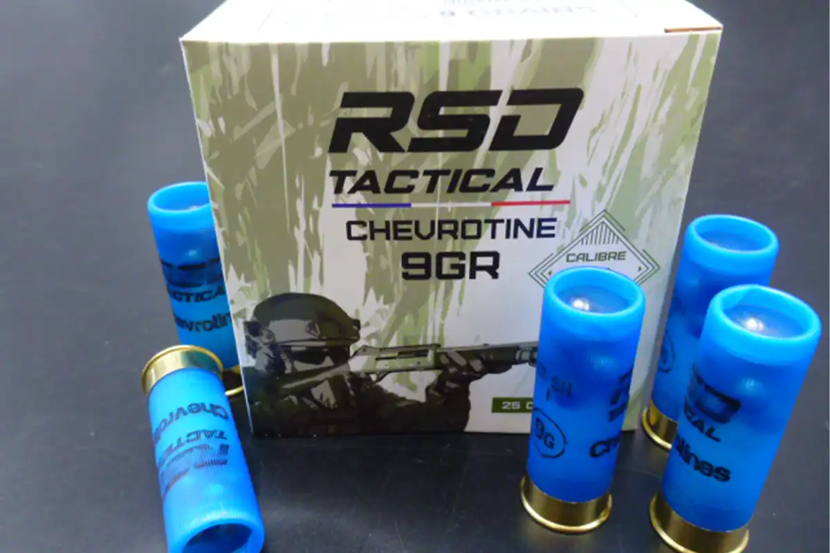 BOITE DE 25 CARTOUCHE RSD CHEVROTINES CAL 12 9 GRAINS