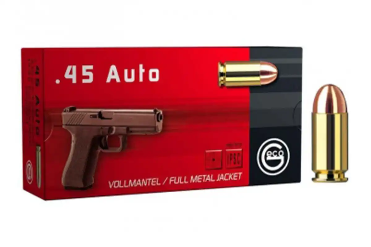 CARTOUCHE GECO 45 ACP FMJ 230 GR BOITE DE 50