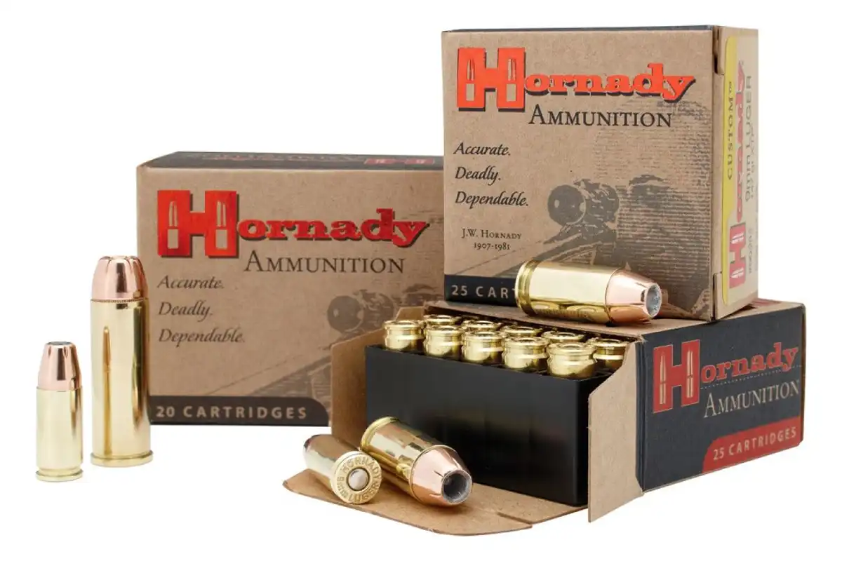 MUNITION HORNADY 45 ACP+P 230 XTP BOITE DE 20