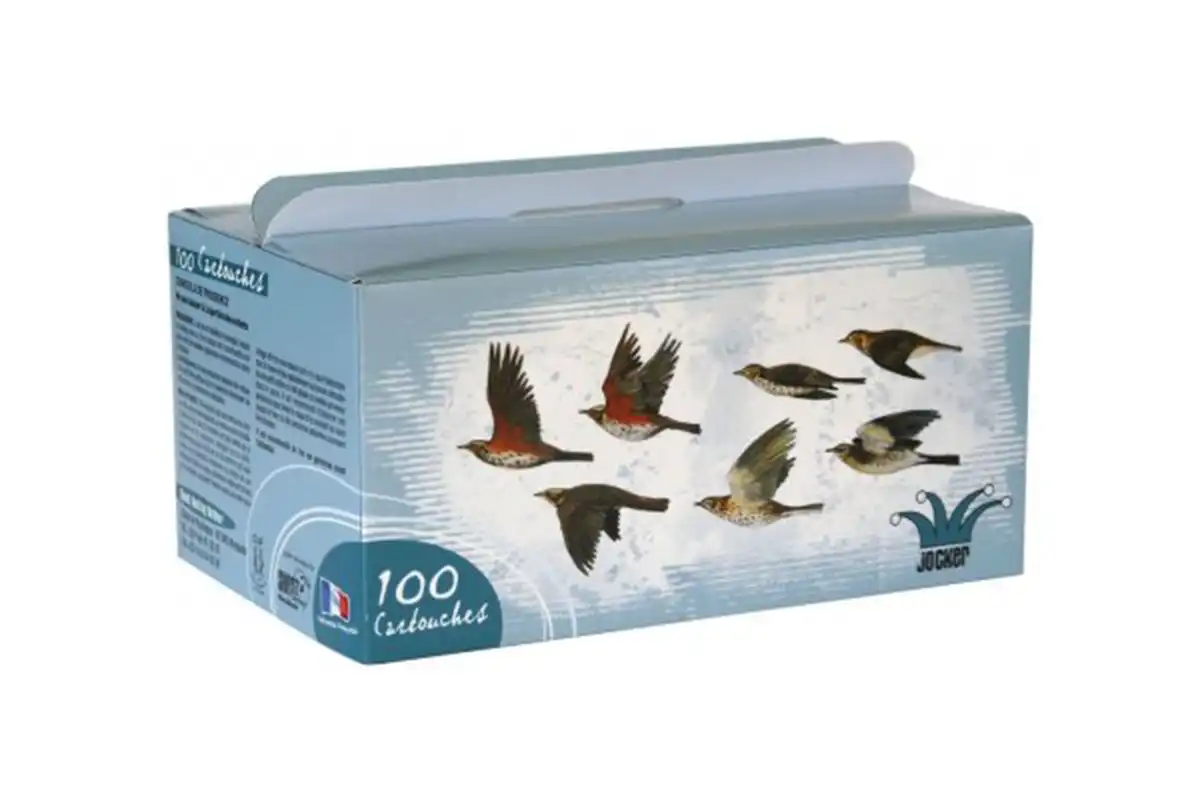 PACK 100 CARTOUCHES JOCKER GRAND PASSAGE CAL. 12/70 32 BJ PB 7.5