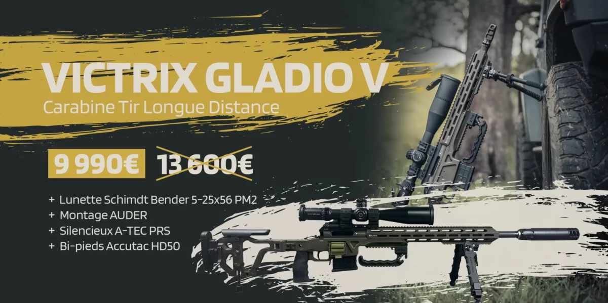 Victrix Gladio V Court - Carabine de Tir Longue Distance - Falc Armurerie - La carabine des professionnels du tir longue distance
