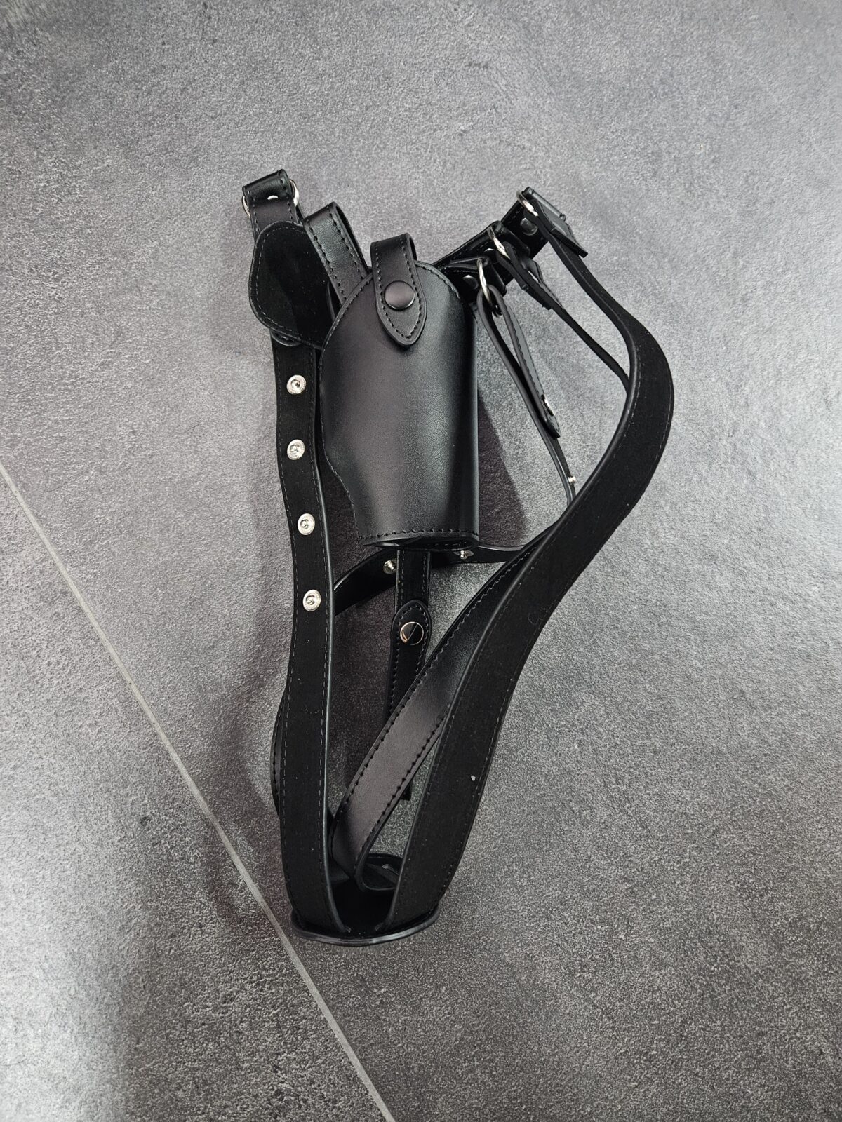 HOLSTER EPAULE SIMILI CUIR NOIR