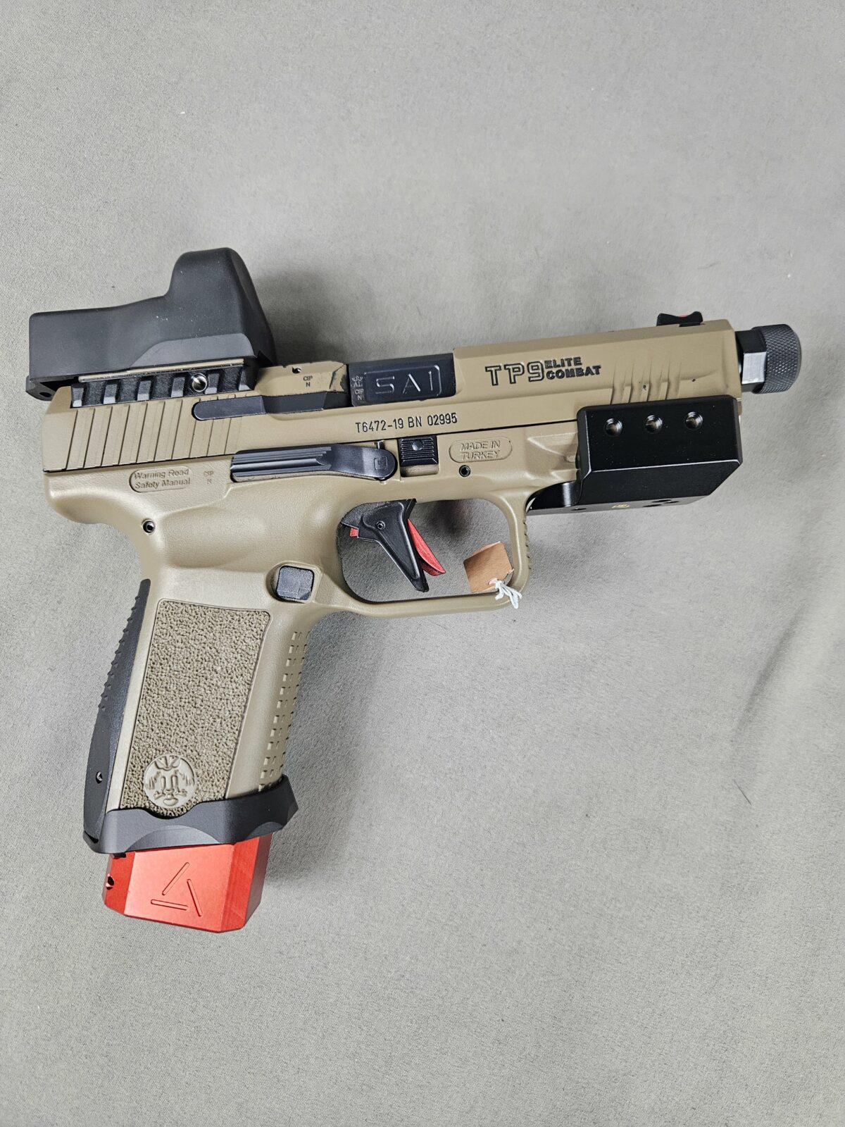 PISTOLET CANIK TP9 ELITE COMBAT FDE EQUIPE