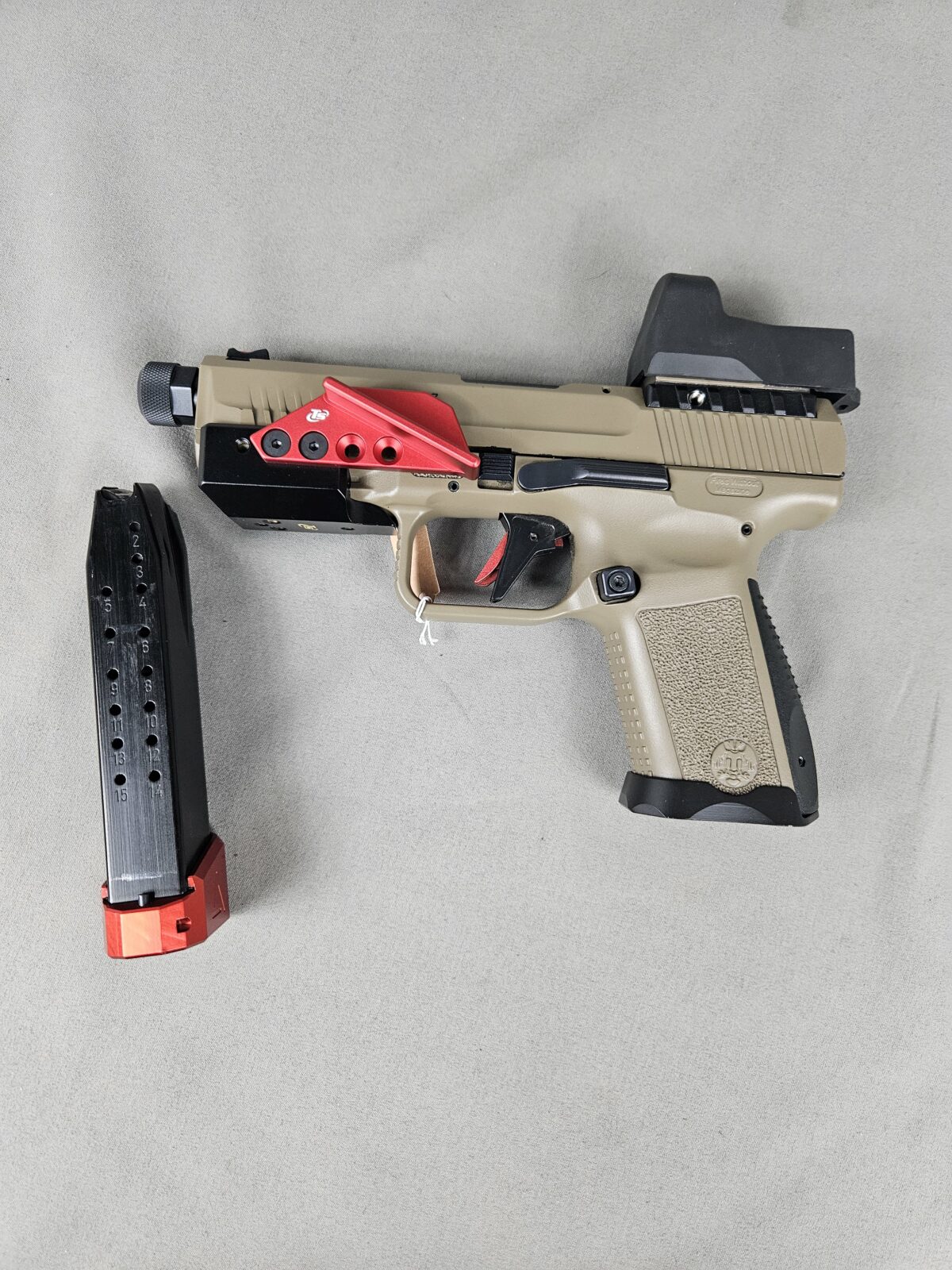 PISTOLET CANIK TP9 ELITE COMBAT FDE EQUIPE – Image 4