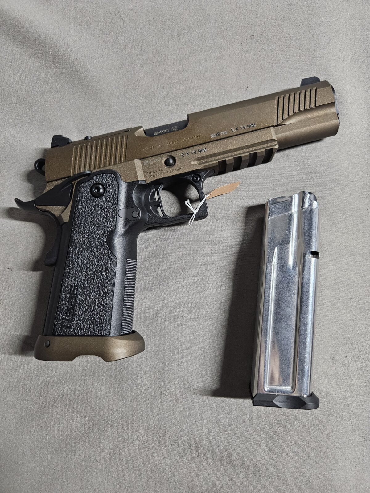 PISTOLET TISAS 2011 DS DUTY BRONZE 9X19 – Image 3