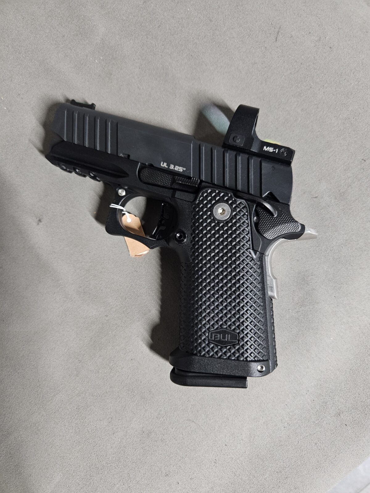 PISTOLET BUL SAS II ULTRA LIGHT 3.25P NOIR 9X19 PACK – Image 6