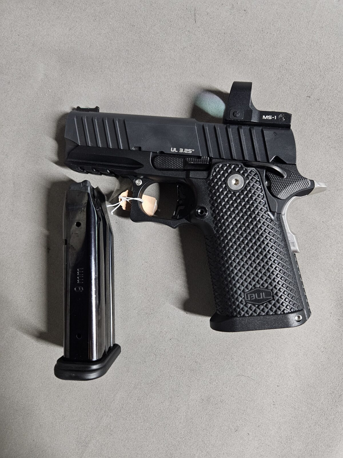PISTOLET BUL SAS II ULTRA LIGHT 3.25P NOIR 9X19 PACK – Image 4