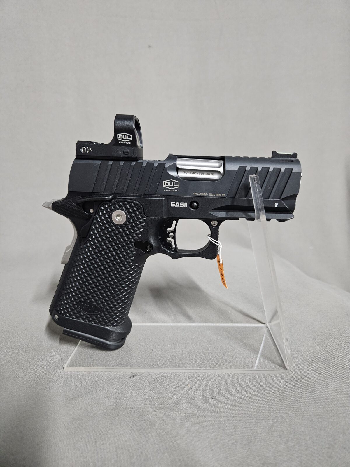 PISTOLET BUL SAS II ULTRA LIGHT 3.25P NOIR 9X19 PACK