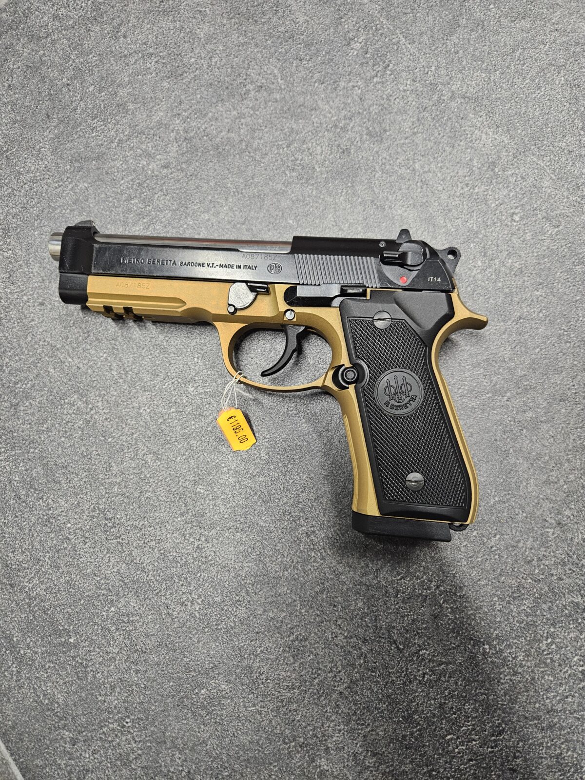 BERETTA CUSTOM NOIR ET OR MOD 92A1 9X19 – Image 2