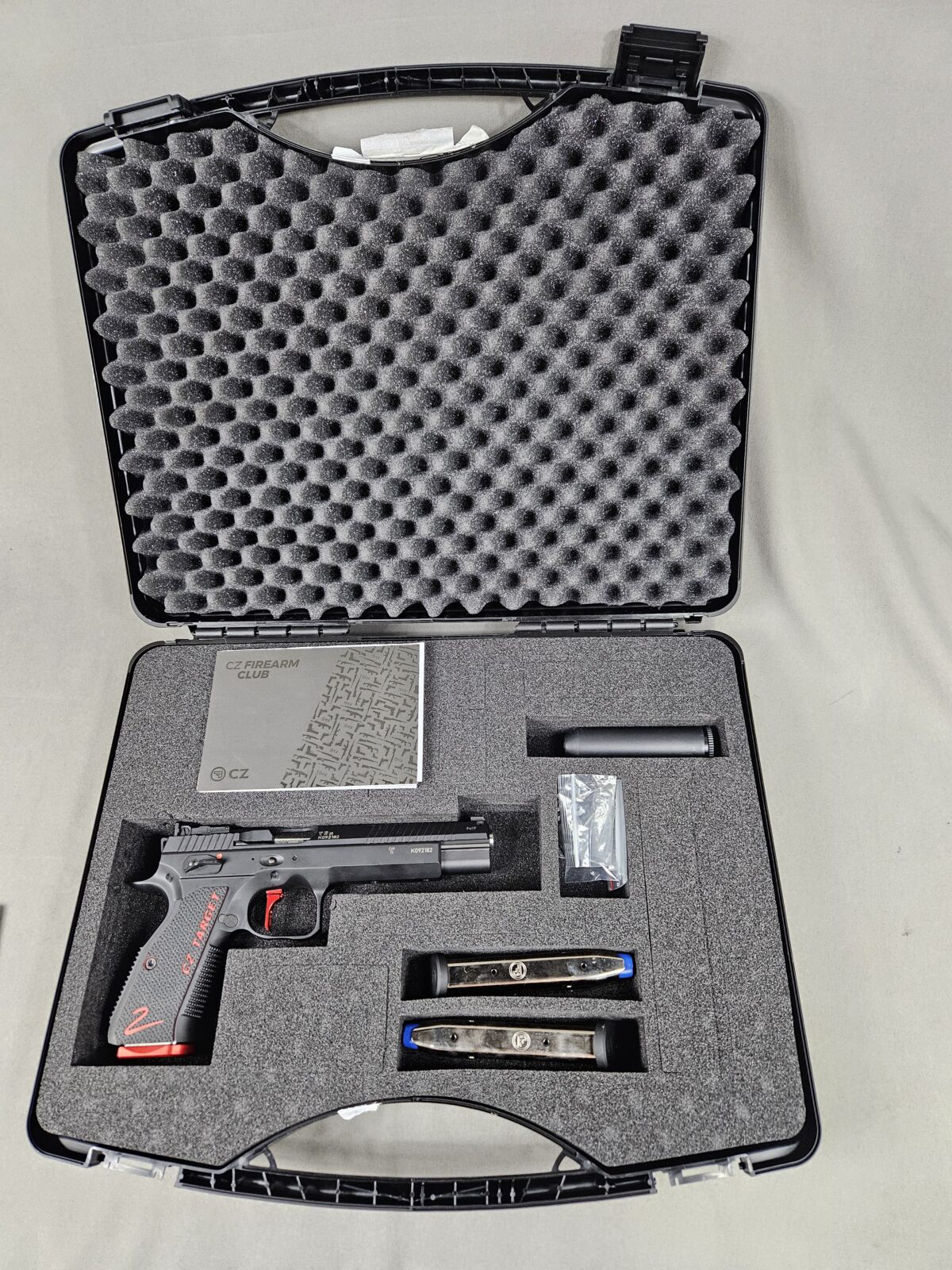 PISTOLET CZ SHADOW 2 TARGET 6" NOIR ET ROUGE 9X19 – Image 9