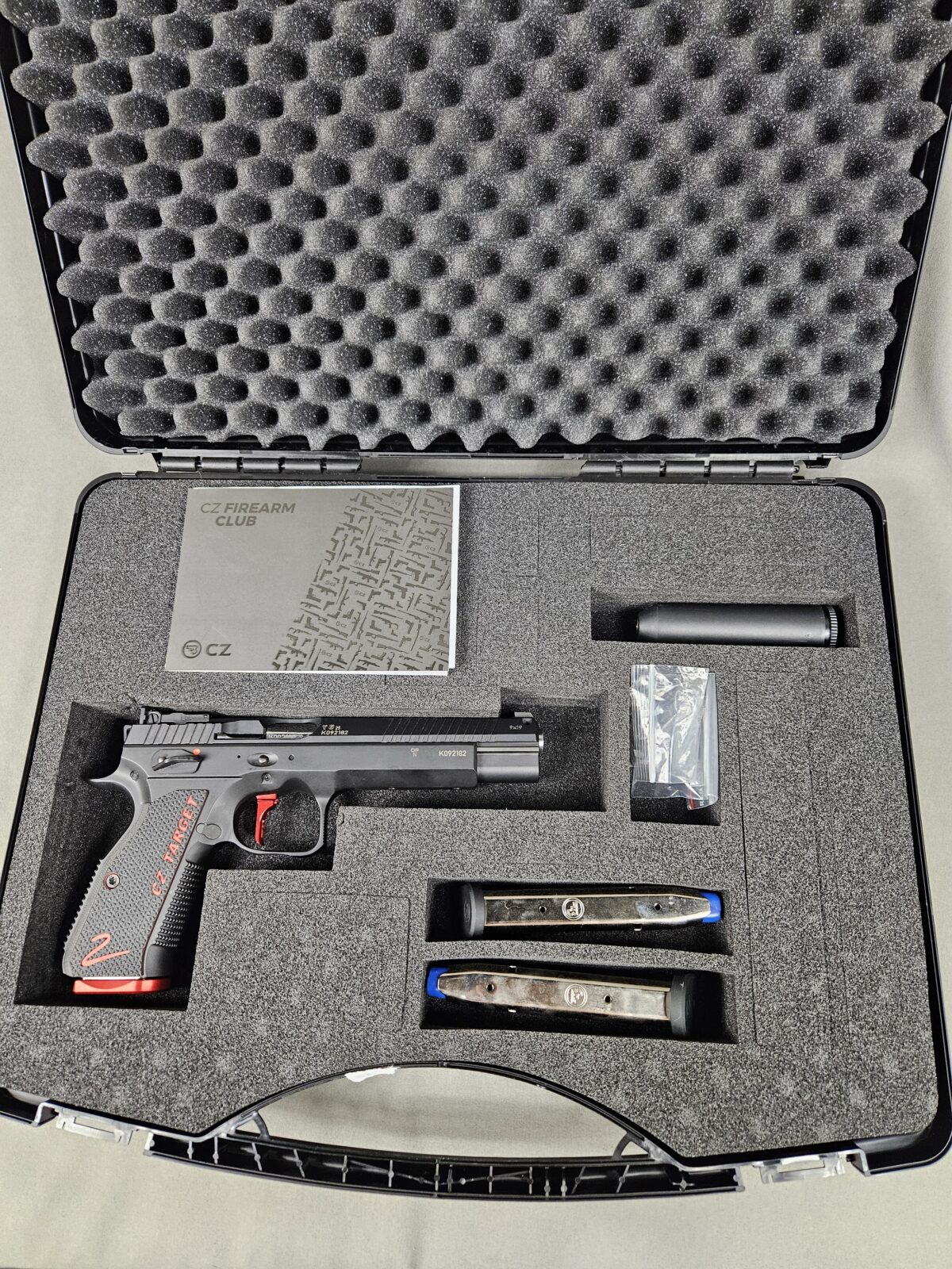 PISTOLET CZ SHADOW 2 TARGET 6" NOIR ET ROUGE 9X19 – Image 8