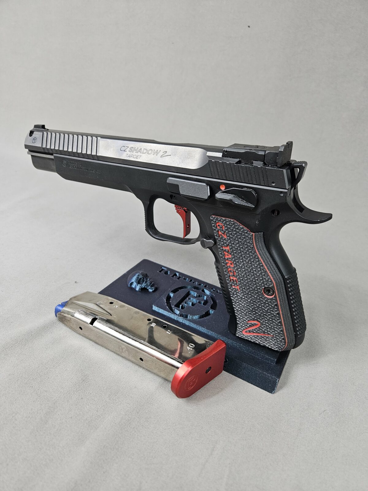 PISTOLET CZ SHADOW 2 TARGET 6" NOIR ET ROUGE 9X19