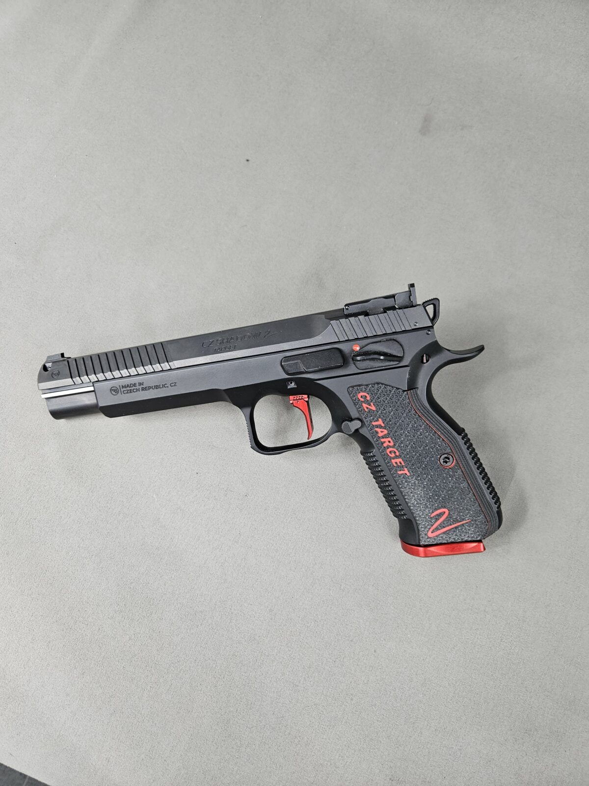 PISTOLET CZ SHADOW 2 TARGET 6" NOIR ET ROUGE 9X19 – Image 4
