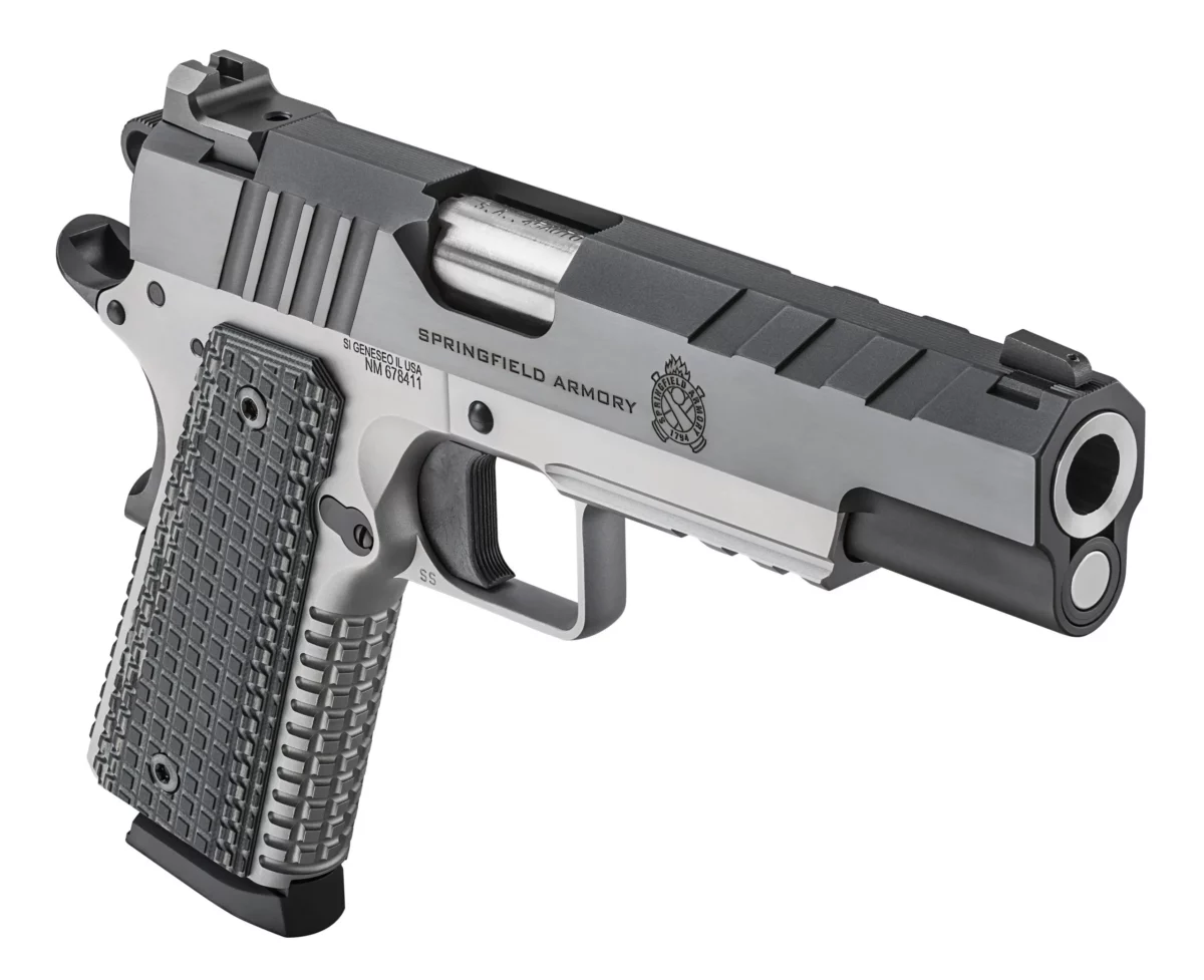 PISTOLET SPRINGFIELD 1911 EMISSARY STAINLESS 45ACP 5  8 COUPS – Image 3