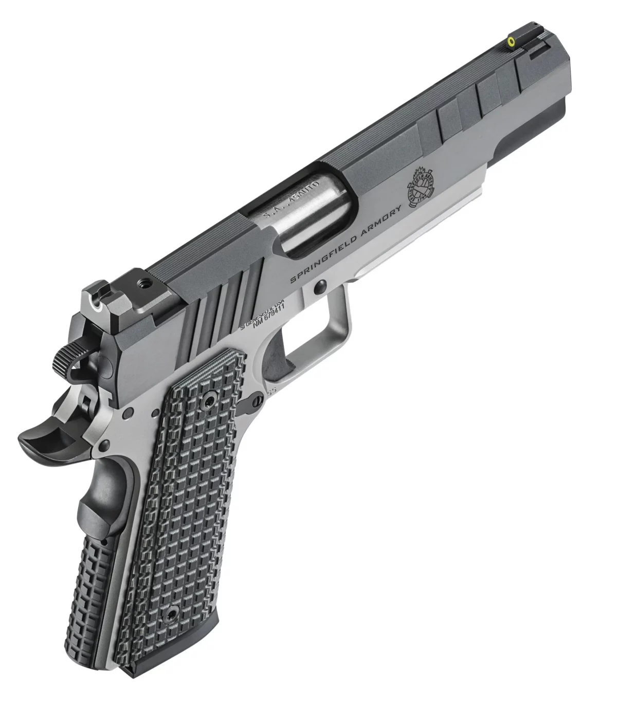 PISTOLET SPRINGFIELD 1911 EMISSARY STAINLESS 45ACP 5  8 COUPS – Image 2