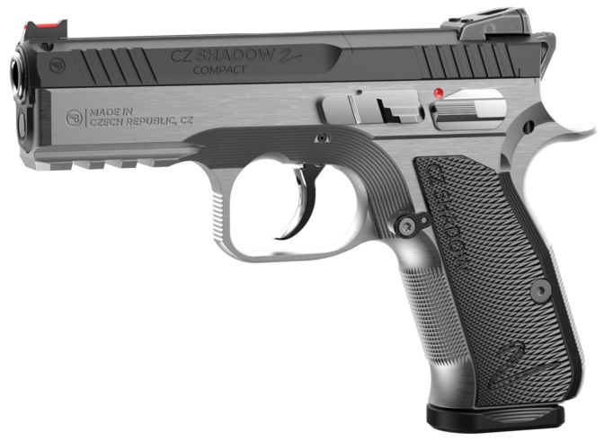 PISTOLET CZ SHADOW 2 COMPACT INDUSTRIAL BLACK INOX 9X19