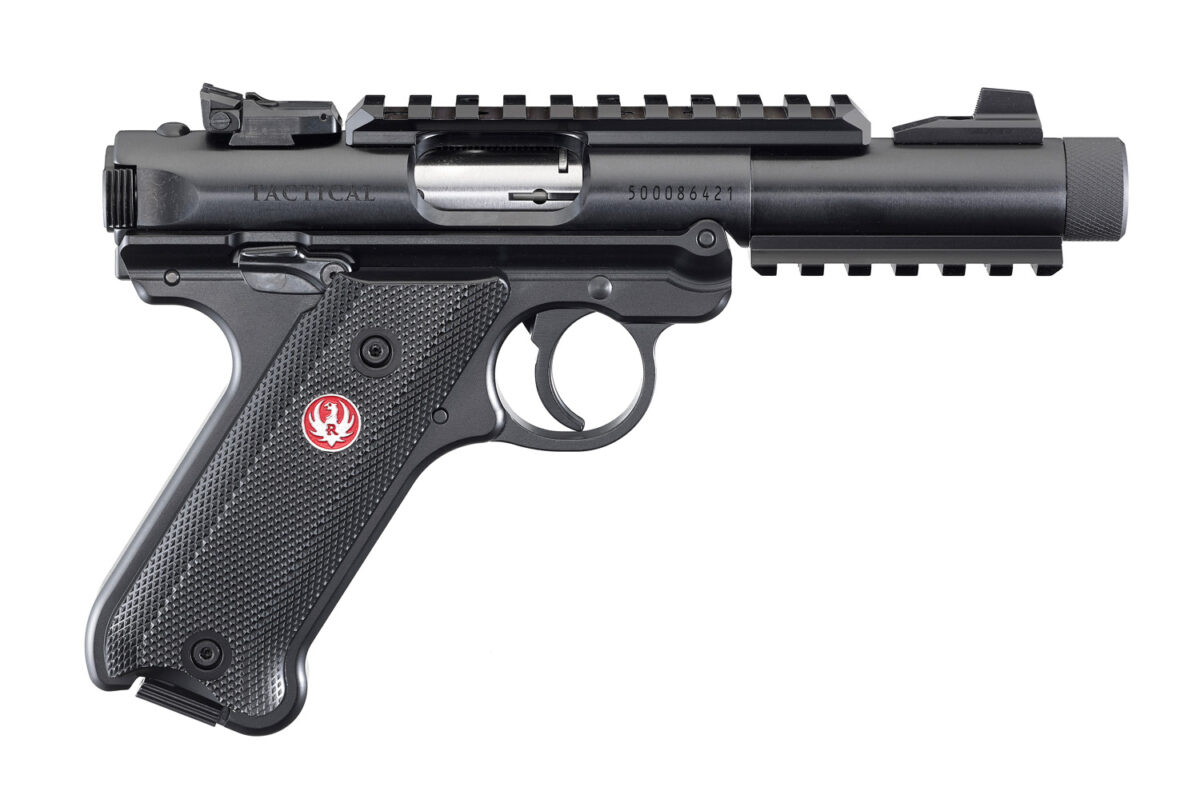 PISTOLET RUGER MARK IV TACTICAL 22LR 4.40  10 COUPS