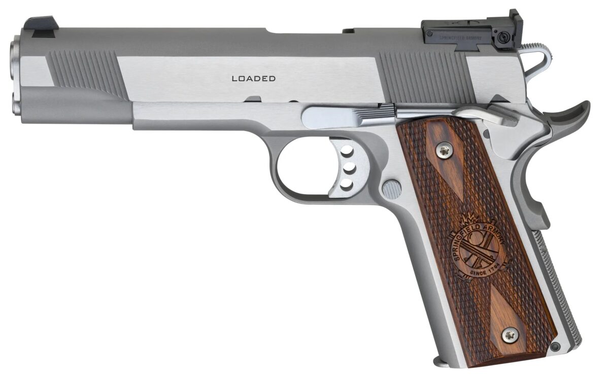 PISTOLET SPRINGFIELD 1911 LOADED TARGET 45ACP INOX