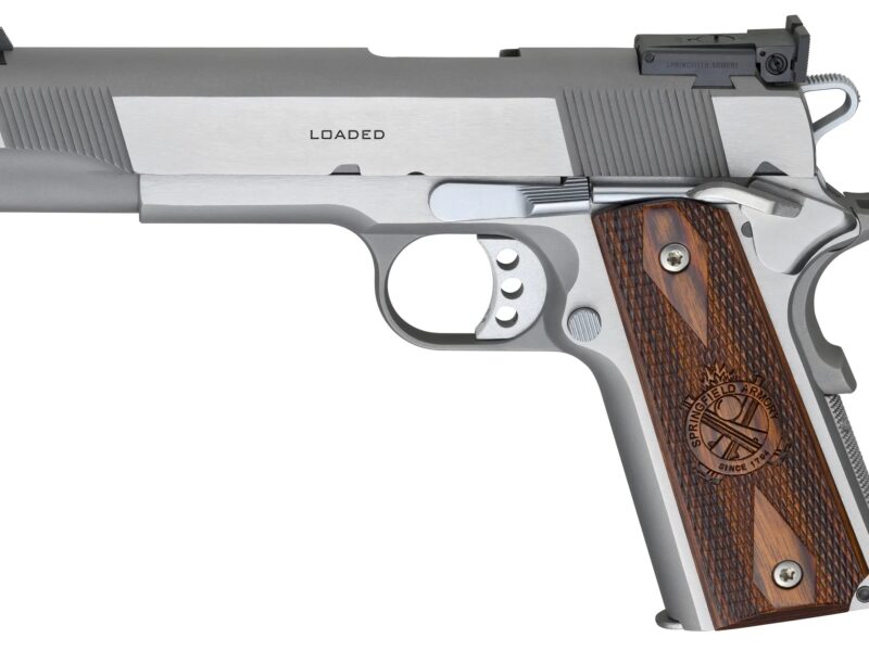PISTOLET SPRINGFIELD 1911 LOADED TARGET 45ACP INOX