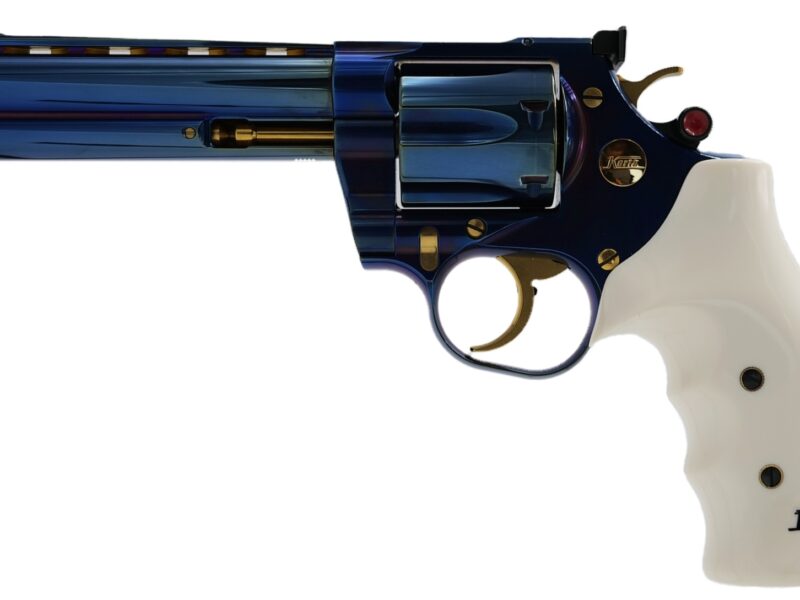 REVOLVER KORTH CLASSIC GLOSSY BLUE 5.25 357MAG