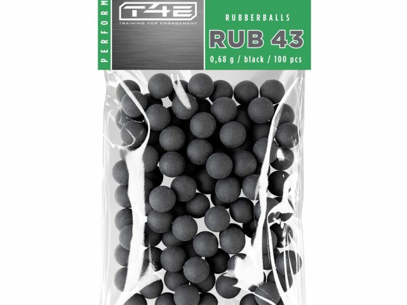 BILLES CAOUTCHOUC NOYAU ACIER CAL 43X100