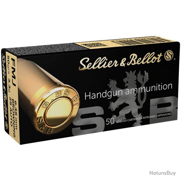 CARTOUCHES SELLIER BELLOT 6.35 BLINDEE 3.2G X 1000