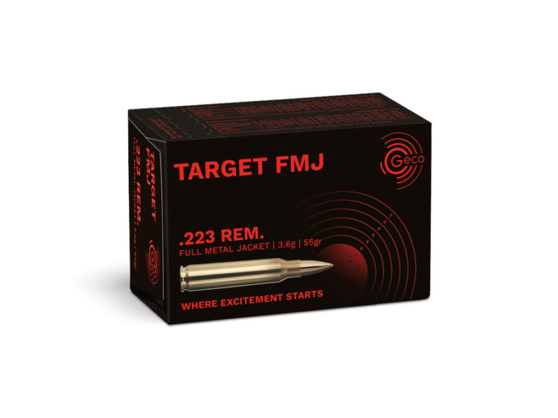 CARTOUCHE GECO 223REM FMJ 3,6G/55GR  M193