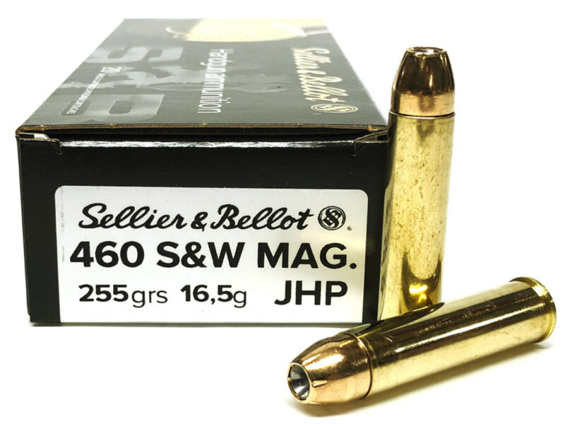 CARTOUCHE SELLIER BELLOT 460SW MAG JHP 255GR
