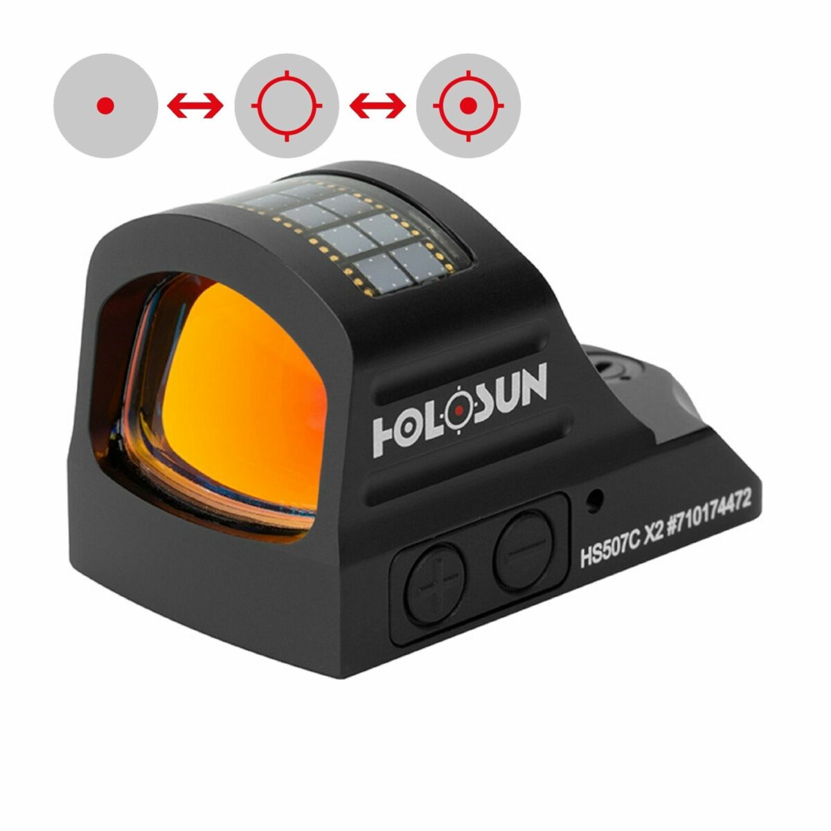 HOLOSUN REFLEX 507C  X2 RETICULE ROUGE – Image 3