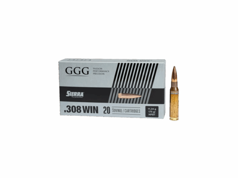 CARTOUCHE GGG 308  168GR