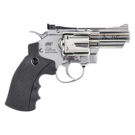 REVOLVER DAN WESSON 2.5 SILVER 4.5MM CO2
