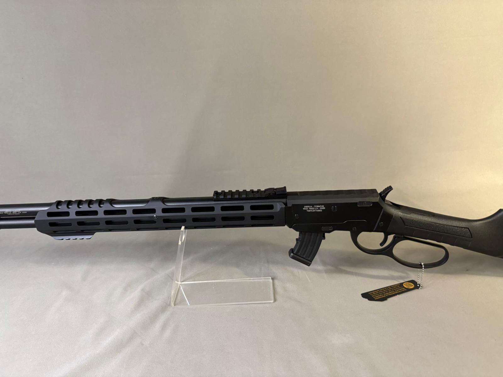 CARABINE DERYA 22LR LEVIER SOUS GARDE NOIR 10 COUPS – Image 3