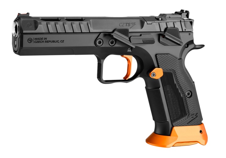 PISTOLET CZ TS 3 ORANGE OR CAL. 9X19 – Image 2