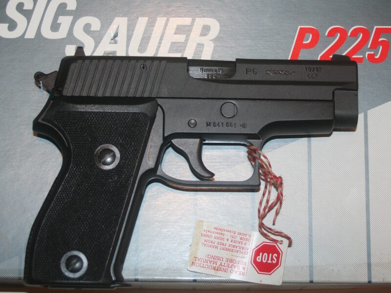 PISTOLET SIG SAUER P225 9X19 OCCASION