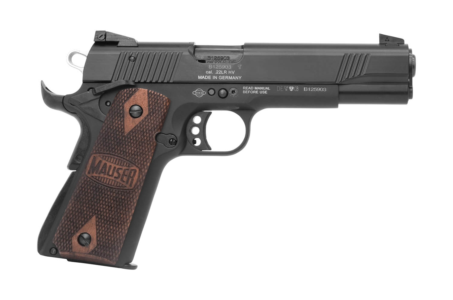 Pistolet Mauser 1911 22 LR semi-automatique black