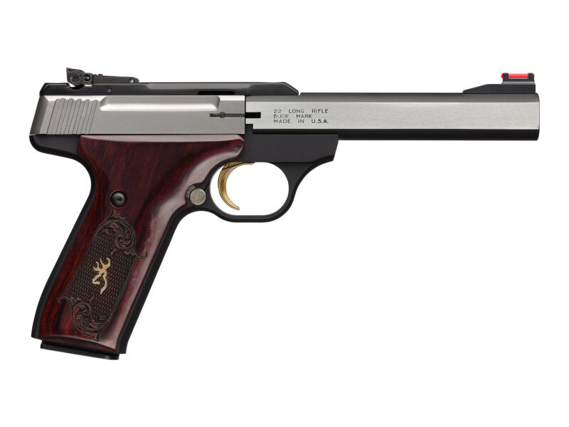 Pistolet BROWNING Buck Mark MEDAILLON Rosewood cal 22Lr