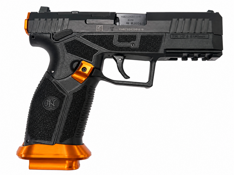 Pistolet FN Herstal Hiper Black/ Orange 9x19