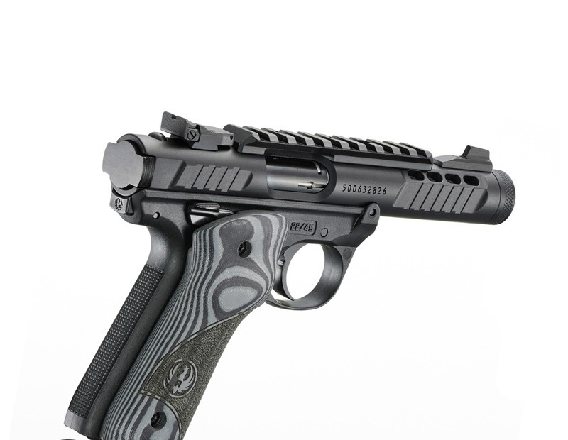 PISTOLET RUGER MARK IV 22/45 LITE 22LR 4.40" 10 COUPS – Image 4