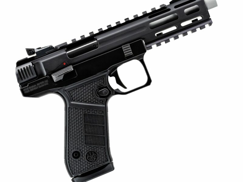 PIST BERE B22 JAGUAR TAC METAL NOIR C/.22LR 15 CPS AVEC CANON FILETE