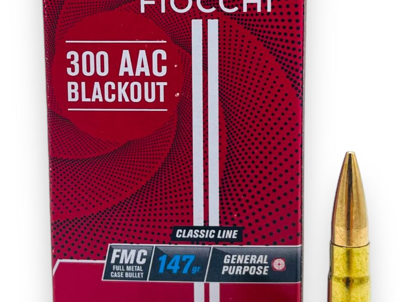 FIOCCHI cal.300 AAC BLACKOUT FMJ 147gr /50
